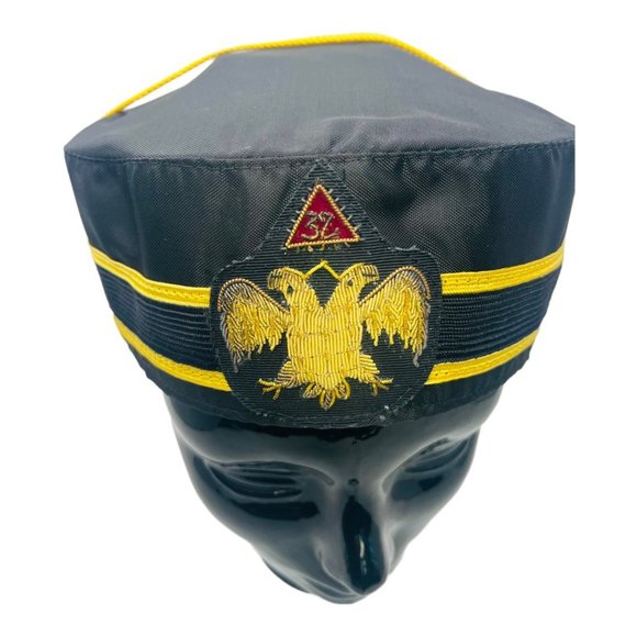 Masonic 32nd Degree Vintage Scottish Rite Cap - Picture 6 of 13